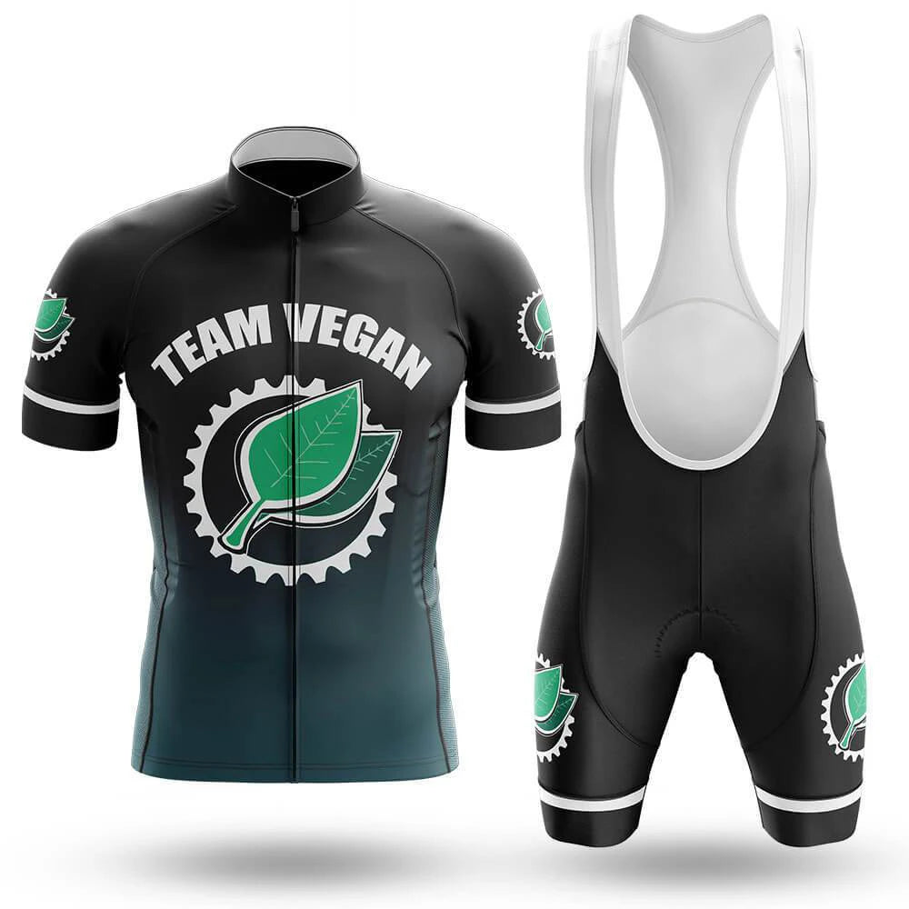 Team Vegan Men's Short Sleeve Cycling Kit | Rsscsports