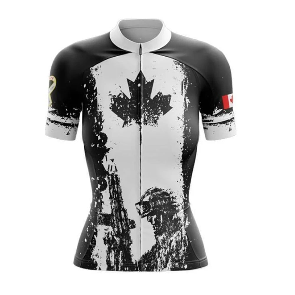 Canada Women's Short Sleeve Cycling Kit | Rsscsports