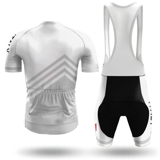 Italy White Men's Short Sleeve Cycling Kit