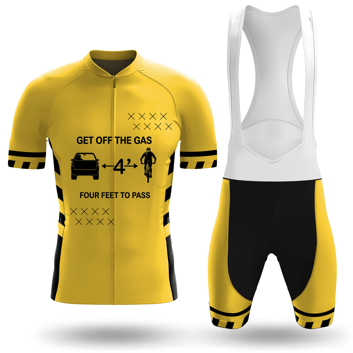 Conjunto de ciclismo de manga corta para hombre «Surrealismo belga»