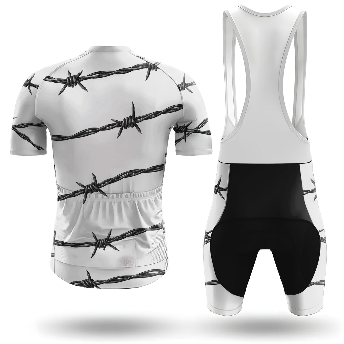 Kurzarm-Radtrikot für Herren „Belgian Surrealismus“
