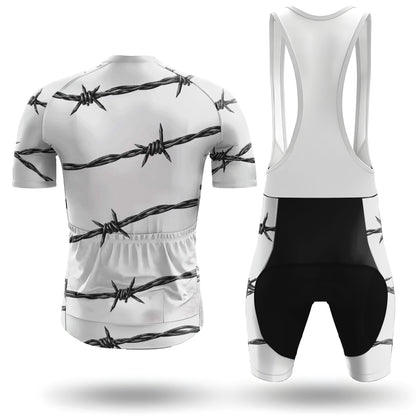 Kurzarm-Radtrikot für Herren „Belgian Surrealismus“