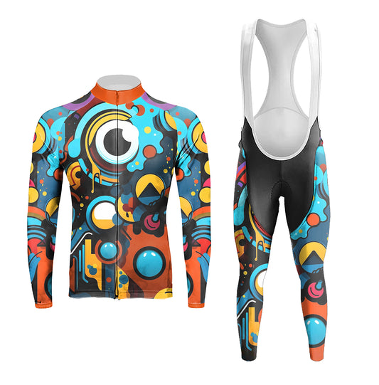 Men's Long Sleeve Cycling Jersey One-Eyed Monster | RSSC Premium Cycling Kit with Moisture Wicking Fabric
