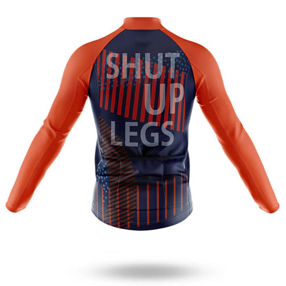 Shut Up Legs Langarm-Radtrikot für Herren