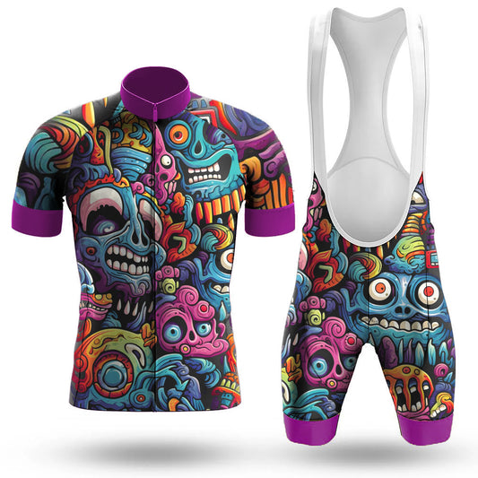 Alien Creatures Multicolor Men's Cycling Kit